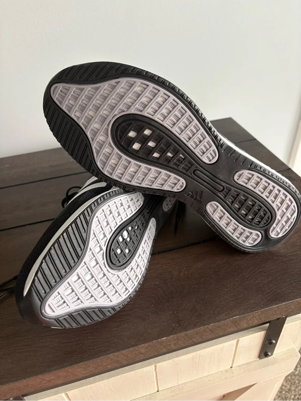 adidas Black and White Athletic Running Sneakers